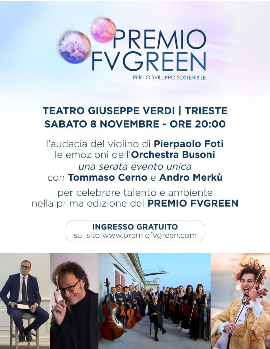 Premio FVGreen per lo Sviluppo Sostenibile - Serata di Gala e Premiazione Premio FVGreen per lo Sviluppo Sostenibile - Serata di Gala e Premiazione